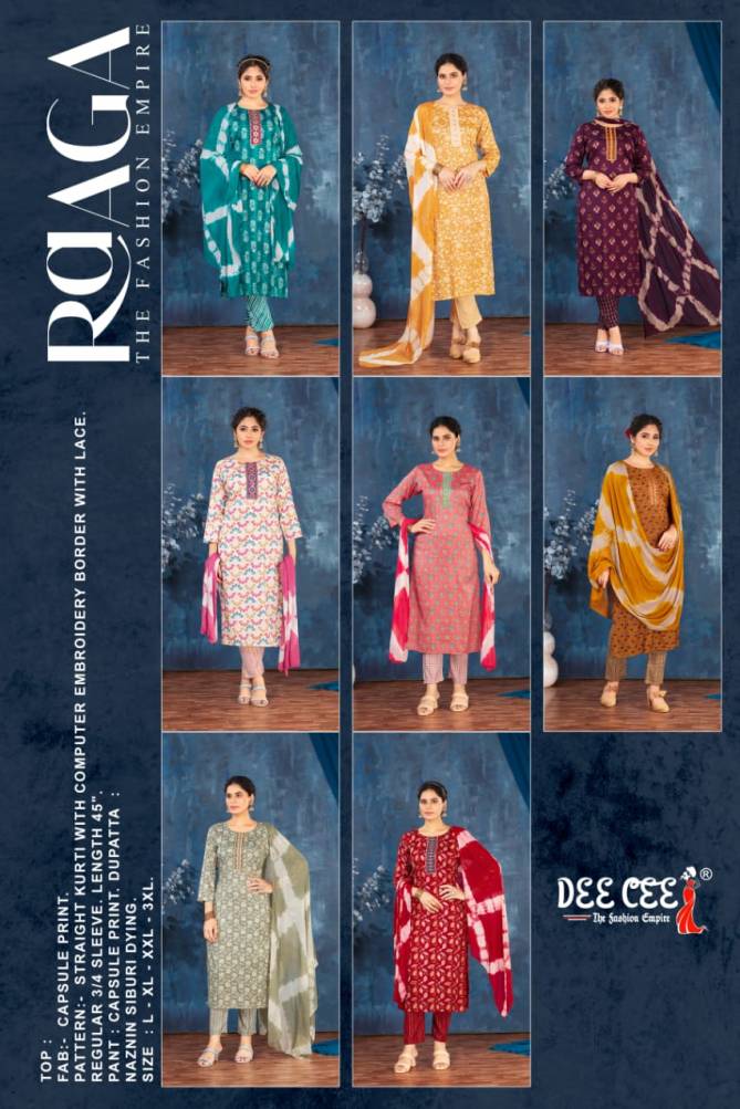 Raga By Deecee Capsule Printed Kurti With Bottom Dupatta Wholesale Shop In Surat